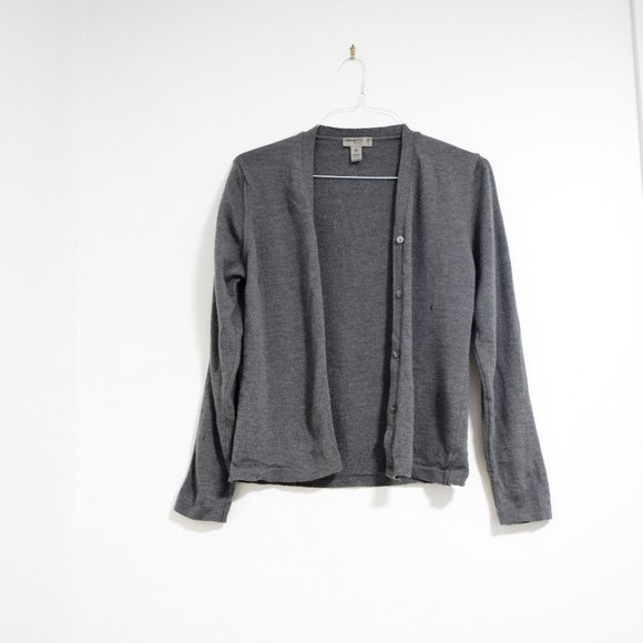 GIORGIOLINI OF ITALY Italian Extra Fine Merino Wool V-neck Cardigan | Size M - Picture 2 of 9